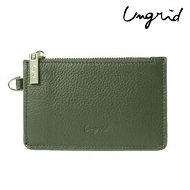 【SPRING SALE50%OFF】 【即納】 アングリッド ungrid 財布 牛革カード財布 キーリング付き カードケース コインケース ung-51550 ギフト