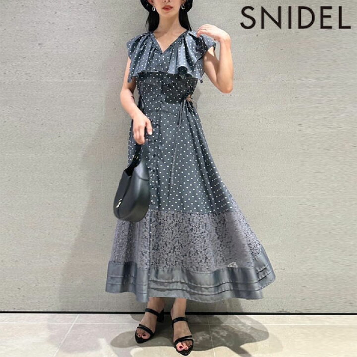 楽天市場】【SALE50%OFF】【即納】 スナイデル SNIDEL ワンピース 24春  