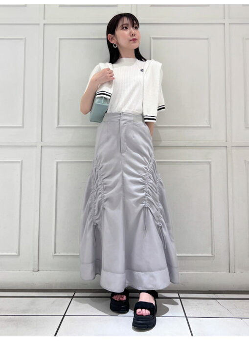 スナイデル✳︎オーガンジーフレアスカート SNIDEL（オーガンジー  