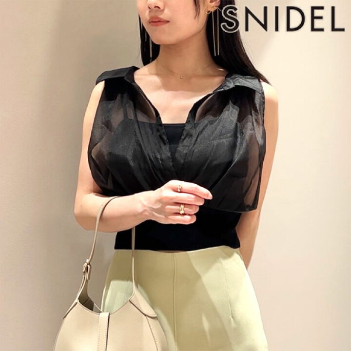 楽天市場】【即納】スナイデル SNIDEL トップス 24春夏 ドッキング  