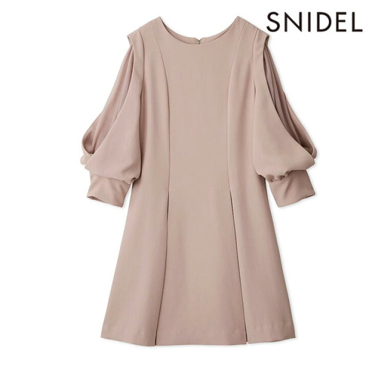 楽天市場】【即納】 スナイデル SNIDEL ワンピース 24秋冬 シアー 
