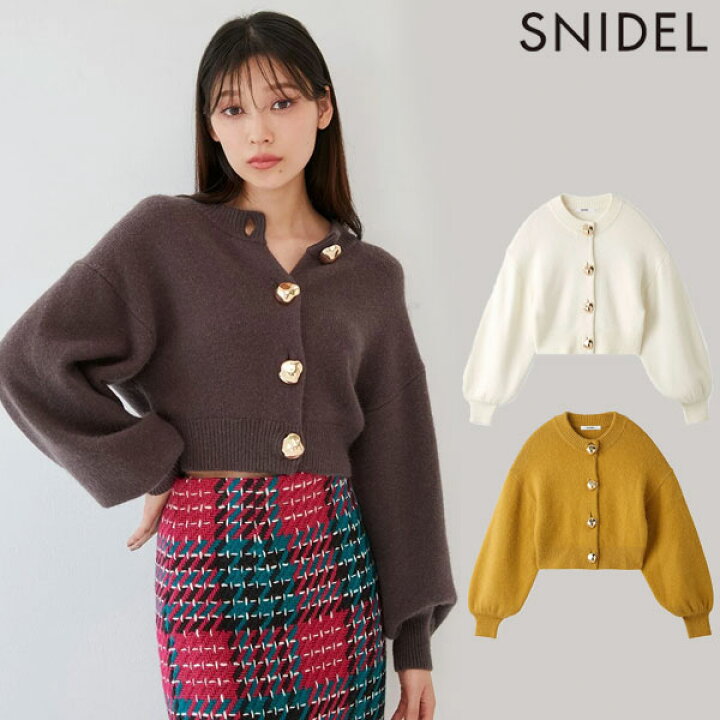 楽天市場】スナイデル SNIDEL トップス 24秋冬 ボタン 