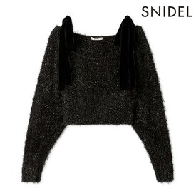 【SALE30%OFF】【即納】 スナイデル SNIDEL トップス ラメニットアンサンブルプルオーバー セットアイテム カーディガン ボレロ キャミソール swnt255125