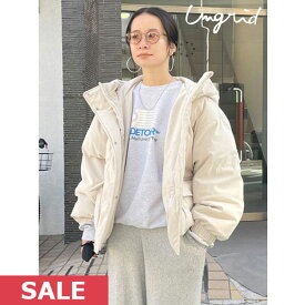 【SUMMER SALE50%OFF】【即納】 アングリッド ungrid 23winter コーデュロイ中綿ブルゾン アウター 長袖 ミドル丈 112410238001 23秋冬