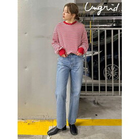 【SUMMER SALE10%OFF】【即納】 アングリッド ungrid ボトムス 24春夏 ヴィンテージスリムストレートデニム パンツ ロング丈 112412418301