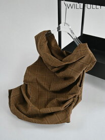 【毎日出荷中】【SALE40%OFF】【即納】 ウィルフリー WILLFULLY トップス asymmetry tuck gather off shoulder check tops アシンメトリータックギャザーオフショルダーチェックトップス 半袖 ミドル丈 2611-to-06