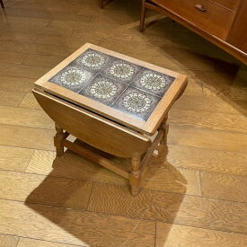 【デンマーク製 北欧ビンテージ家具】デンマーク製タイルトップエクステンションコーヒーテーブルDanish TileTop EX Coffee Table（0408-36）【ダブルデイ/DOUBLEDAY/アンティーク/ビンテージ/デンマーク/北欧/家具/雑貨】