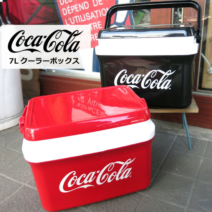 楽天市場 クーラーボックス コカコーラ Coca Cola レッド ブラック 7l 持ち運び 保存用 保管用 アウトドア スポーツ観戦 プレゼント コーラグッズ コレクション インスタ映え ダブルスリー ダブルスリー33