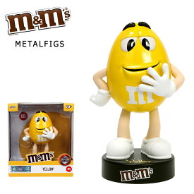 フィギュア m&m's エムアンドエムズ metalfigs イエロー かわいい おしゃれ インテリア カーアクセサリー ディスプレイ カンパニーグッズ キャラクター グッズ 生活雑貨 人気 ギフト プレゼント ダブルスリー インスタ映え アメリカ雑貨