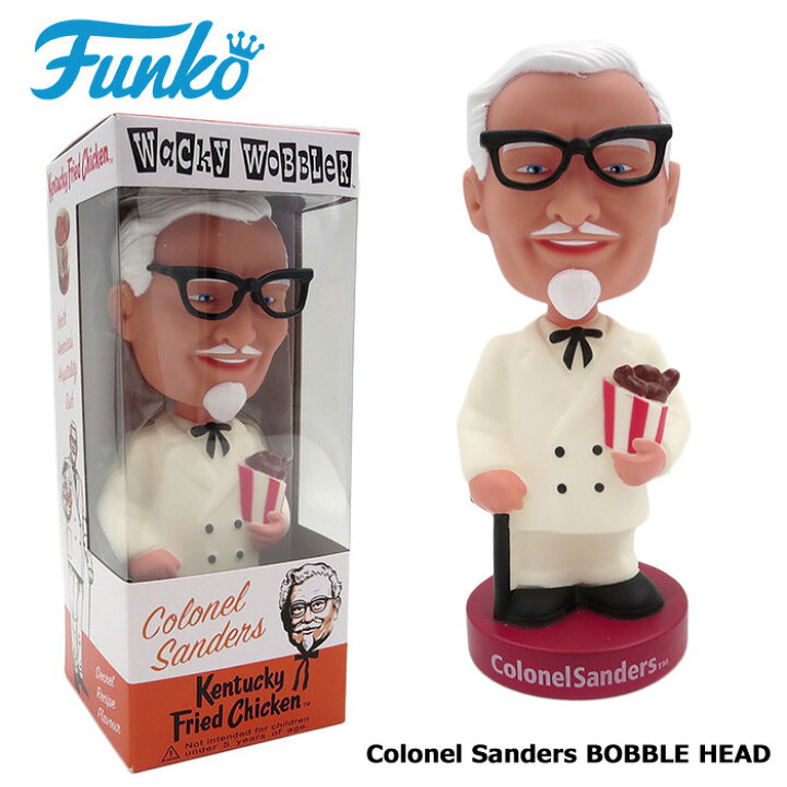 楽天市場】FUNKO ボビングヘッド ボブルヘッド カーネルサンダース 