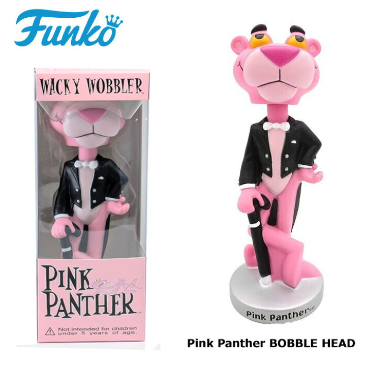 楽天市場】FUNKO ボビングヘッド ボブルヘッド ピンクパンサー 人形 頭 