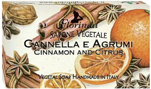 【150円クーポン配布+本日P4倍楽天カード】いい香り ソープ 石鹸 プレゼント ギフト プチプレ ポインセチア シナモン シトラスローズ ラベンダー イタリア輸入雑貨 パッケージ映え イン