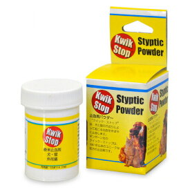 【クイックストップ 止血剤 約14g (1/2オンス) ×1個】【Kwik-Stop】【動物用医薬品】【文永堂薬品】[犬猫用粉末止血剤](クイック・ストップ) 【期間限定】(発)
