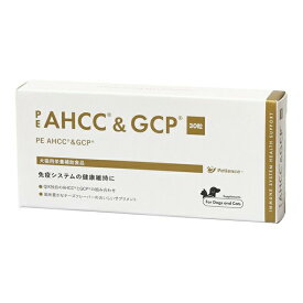 『PE AHCC&GCP 30粒 ×1個』【犬猫用】【QIX】【栄養補助食品】[免疫] (C6)