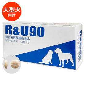 『R＆U90 100粒×1個』大型犬向け【共立製薬】【皮膚・被毛】 (C4)