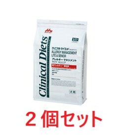 【2個セット】【クリニカルダイエット アレルギーマネージメント ライト&シニア 1.2kg×2個セット】【犬】【森乳サンワールド】