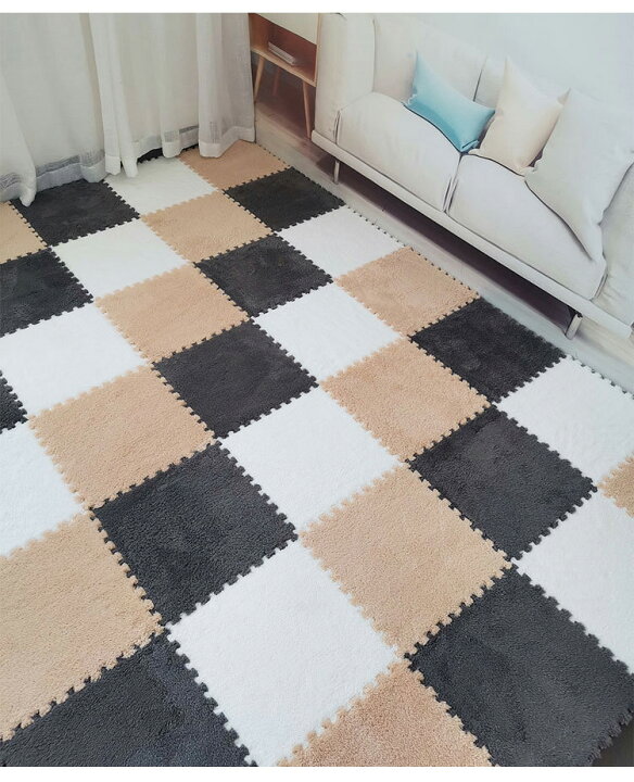 市場 タイルカーペット 生活音衝撃をカット タイルマット ずれない 30x30x0 4cm ジョイントマット