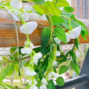 ソーラーライト LEDイルミネーションライト藤 花 2M ワイヤーライト 壁 装飾 太陽光パネル充電 ソーラーライト フラワー ステークライト 防水 屋外 室内 ガーデンライト 正月 結婚式 クリスマ