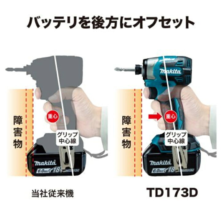 楽天市場】マキタ インパクトドライバー 18v td173d フルセット 日本 