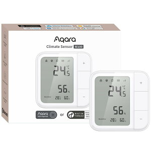 Aqara ���x�v �����x�v W100 ���x���x�v Matter�Ή� �����v �����[�g�{�^�� �M�t�g ���� �����f�o�C�X�������� �����x ��� �R���p�N�g ���u���� �����{�^�� �X�}�[�g�z�[�� �A���[�g�ʒm �ُ�