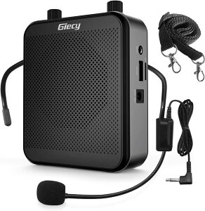 Giecy �g����|�[�^�u�����^���K�z��30W USB microSD �Ή� �g����n���Y�t���[ �t�X�s�[�J�[ �L���w�b�h �}�C�N�t�� �C�x���g �u�� �^���� �I�� �h�Зp �X���̔� �ό��K�C�h�ȂǂɍœK�I (G300)