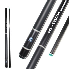 KHEALING ビリヤード キュー カーボンPigskin tip+white PVC collar +black bakelite ferrule T 700カーボンファイバー Radial 58インチ ビリヤード用品 ハンドメイド 真っ直ぐ 適球類/