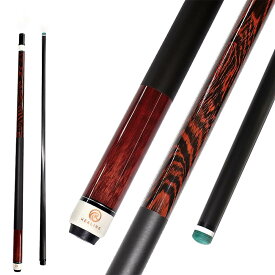 KHEALING 58"19-20oz 2ピースカーボンプールキュースティック 12.4mm 先端のビリヤードのカーボン繊維の手掛り、ビリヤード用品 1/2ジョイント ハンドメイド 真っ直ぐ 適球類/黒八、九球 19-20オンス