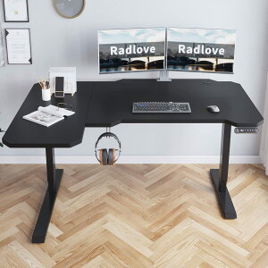 Radlove �p�\�R���f�X�N �d�����~�� �f�X�N ��150CM×���s101CM �d���� �p�\�R���f�X�N �Q�[�~���O�f�X�N �� �d�����~���X�^���f�B���O�f�X�N PC�f�X�N ���� pc�f�X�N �������߉\ �������[�@�\