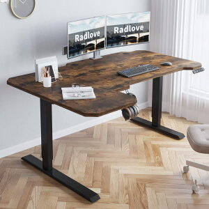 Radlove �p�\�R���f�X�N �d�����~�� �f�X�N ��150CM×���s101CM �d���� �p�\�R���f�X�N �Q�[�~���O�f�X�N �� �d�����~���X�^���f�B���O�f�X�N PC�f�X�N ���� pc�f�X�N �������߉\ �������[�@�\