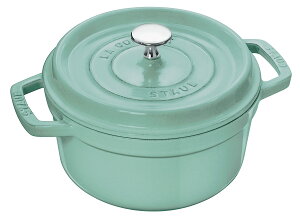 staub �X�g�E�u �u �s�R �R�R�b�g ���E���h �Z�[�W�O���[�� 20cm �v ���� ���� �z�[���[ �� IH�Ή� �y���{���K�̔��i�z La Cocotte Round 40508-703
