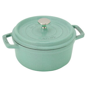 staub �X�g�E�u �u �s�R �R�R�b�g ���E���h �Z�[�W�O���[�� 18cm �v ���� ���� �z�[���[ �� IH�Ή� �y�V���A���i���o�[�t�����{���K�̔��i�z La Cocotte Round 40508-401