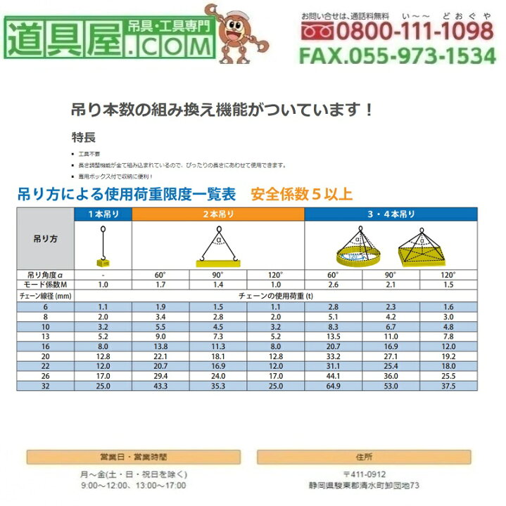 楽天市場】マーテック 吊りの名人TM-SE2 チェーン線径6mm 標準長さ2m 