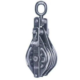 日本産　両面スナッチ滑車　オーフ式　車径175mm　2車