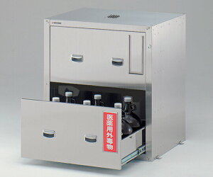 【ポイント5倍】【直送品】 アズワン セフティキャビネット ガロン瓶用 スタンダード 705×600×800mm GU-5E (3-5017-22) 《実験設備・保管》 【大型】