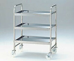 【直送品】 アズワン ヘビーカート 3段 SUS-3W (3-1100-01) 《実験設備・保管》