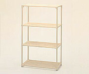 【ポイント5倍】【直送品】 アズワン ポールシェルフ 間口1500mm 4段 キャスター付 3-298-02 《実験設備・保管》 【大型】