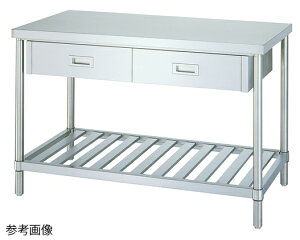 【ポイント10倍】【直送品】 アズワン ステンレス作業台(スノコ棚) 1500×750×800mm WDS-15075 (1-6562-31) 《実験設備・保管》 【大型】