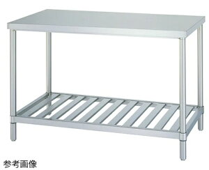 【直送品】 アズワン ステンレス作業台(スノコ棚) 1800×750×800mm WSN-18075 (1-7834-33) 《実験設備・保管》 【大型】