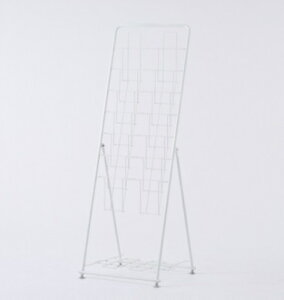 アズワン パンフレットスタンド7段ダブル ホワイト RFPFS-DBWH (61-9059-72) 《実験設備・保管》