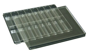 �y�|�C���g10�{�z�A�Y���� �T���v���ۊǃg���[ 5���� 210×297×25mm 2×8�}�X T-003-16 (61-9950-12) �s�����ݔ��E�ۊǁt