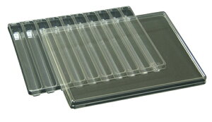 �A�Y���� �T���v���ۊǃg���[ 5���� 210×297×25mm 1×10�}�X T-004-10 (61-9950-15) �s�����ݔ��E�ۊǁt