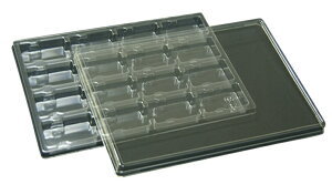 �y�|�C���g5�{�z�A�Y���� �T���v���ۊǃg���[ 5���� 210×297×20mm 4×4�}�X T-009-16ZS (61-9950-30) �s�����ݔ��E�ۊǁt