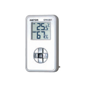 自然環境計測器 カスタム CUSTOM 激安正規品 デジタル温湿度計 CTH-201 最大80％オフ