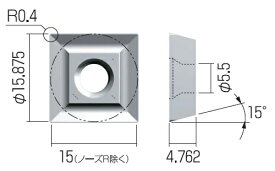 【ポイント5倍】富士元工業 チップ (3個入り) SDET150404 AC15N