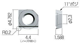 【ポイント5倍】富士元工業 チップ (12個入り) SP-SPET040102 NK1010