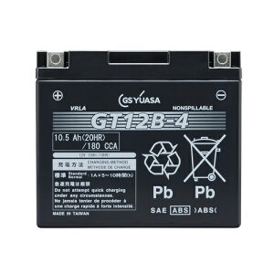 y|Cg10{zyiz GSAT obe[ oCNp VRLA َ tE[dς 12V GT12B-4 (GT12B-4-GY-C-ZZ1)