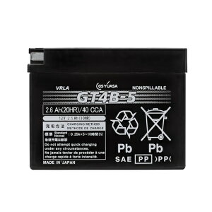 y|Cg5{zyiz GSAT obe[ oCNp VRLA َ tE[dς 12V GT4B-5 (GT4B-5-PP-GY-C)