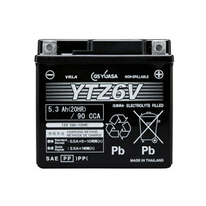 yiz GSAT obe[ oCNp VRLA َ tE[dς 12V YTZ6V (YTZ6V-GY-C)