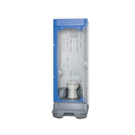 【直送品】 ハマネツ 仮設トイレ (ポンプ式簡易水洗) TU-iXF4W (1540221) 《陶器製洋式タイプ》 【受注生…