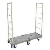 【直送品】 金沢車輌 6輪カートラック (ブレーキ付) SH-29CR-B 【大型】